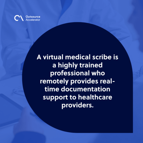 What is a virtual medical scribe
