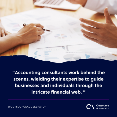What is an accounting consultant