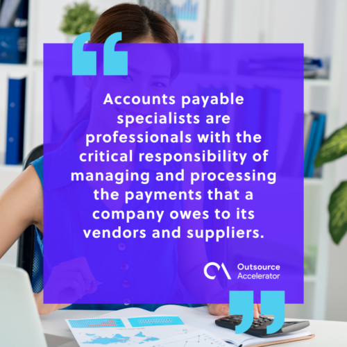 What is an accounts payable specialist