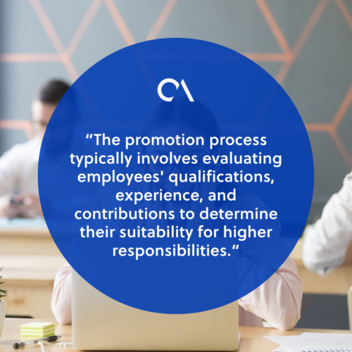 What is an employee promotion