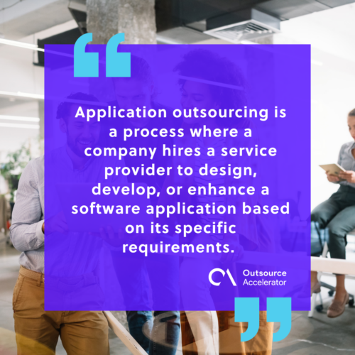 What is application outsourcing