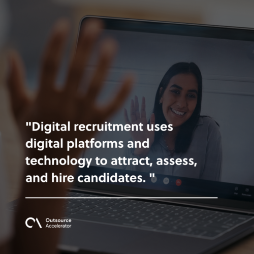 What is digital recruitment