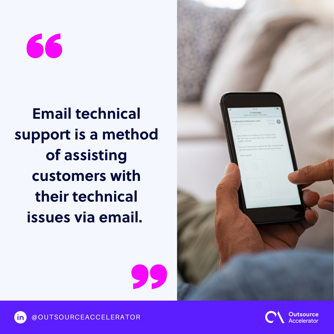 thanks email for technical support