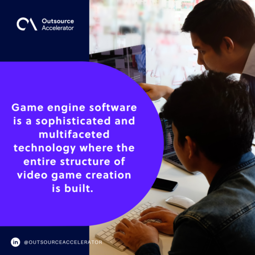 What is game engine software