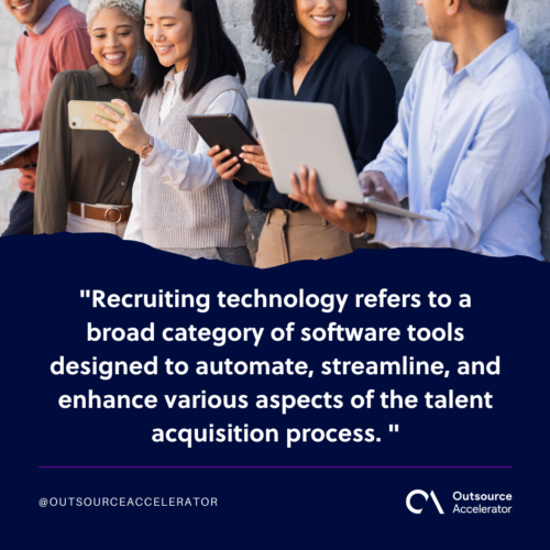 What is recruiting technology