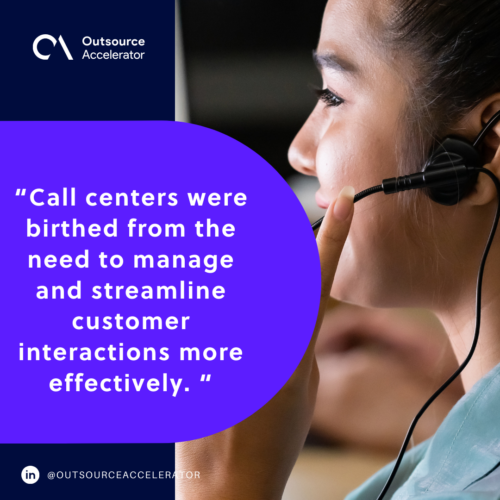 A look back The evolution of call centers