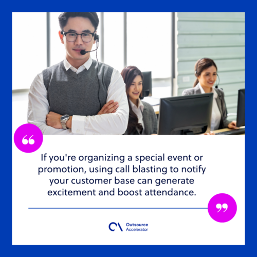 Event promotions
