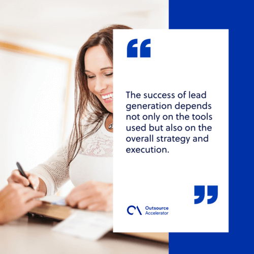 Finding leads quickly and efficiently