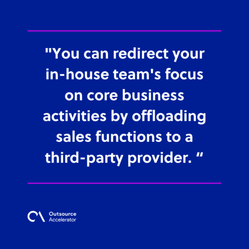 Focus on core competencies