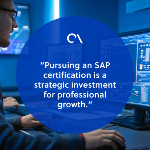 Get an SAP certification now!