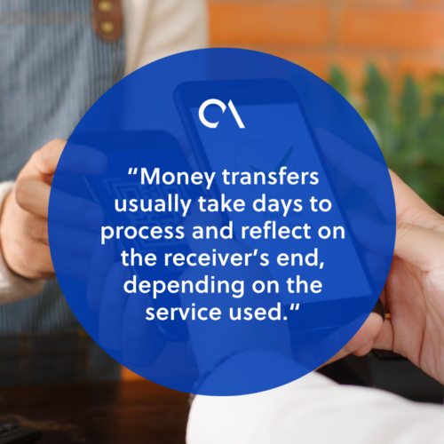 How does international money transfer work