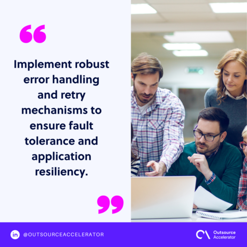 Implement robust error handling