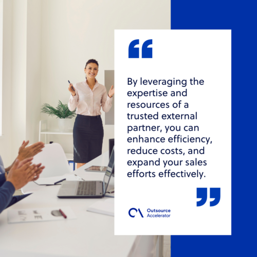 Improving performance with inside sales outsourcing