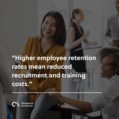 Increased employee retention rates