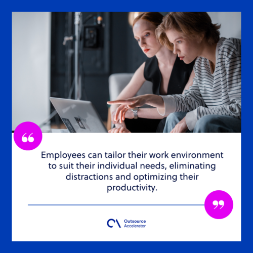 Increased productivity and efficiency