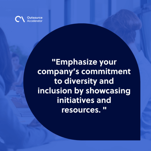Promote diversity and inclusion