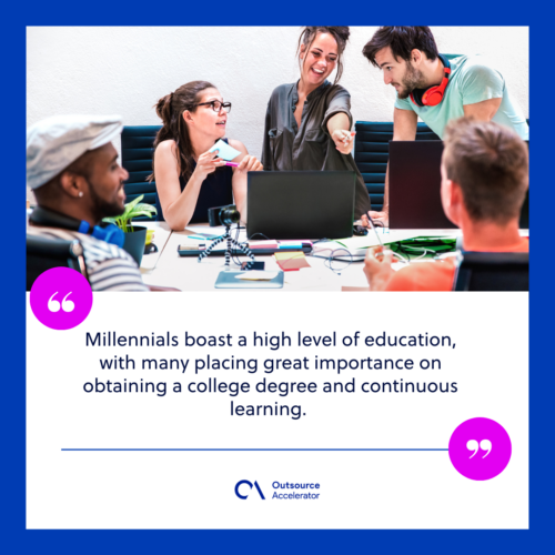Rise of millennials in the workplace