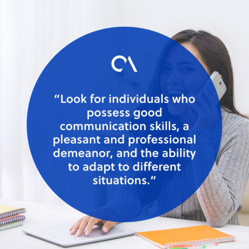 Select and train telemarketing agents