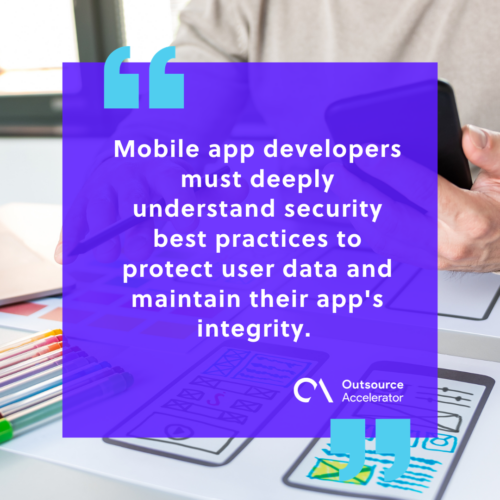 Understanding of mobile app security best practices