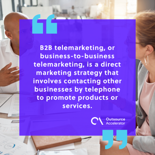 What is B2B telemarketing