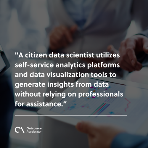 What is a citizen data scientist