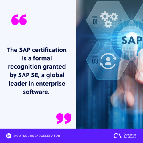 What is an SAP certification