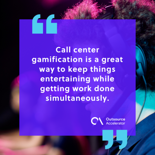 What is call center gamification