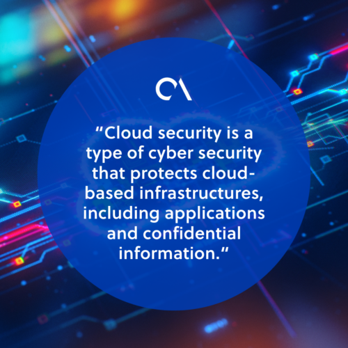 What is cloud security