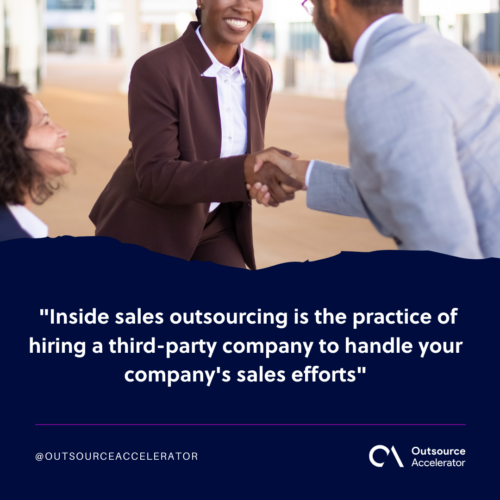 What is inside sales outsourcing
