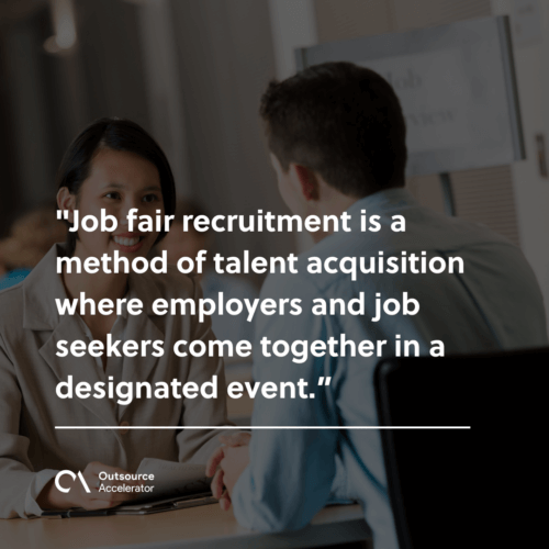 What is job fair recruitment