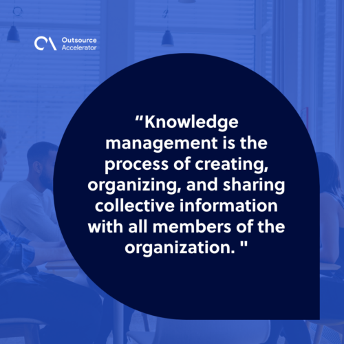 What is knowledge management