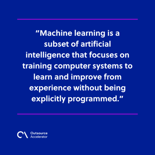 What is machine learning