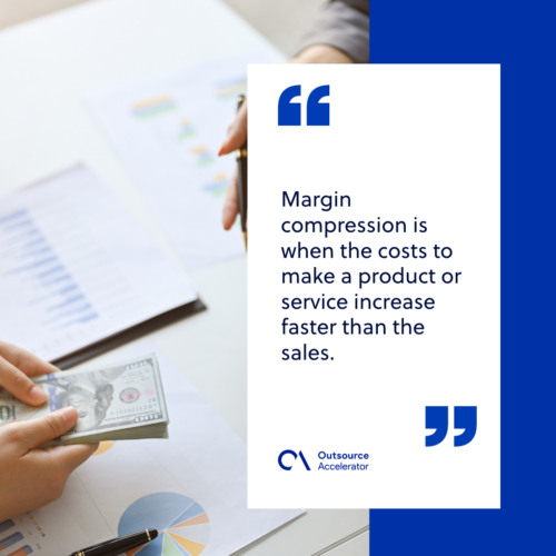 What is margin compression
