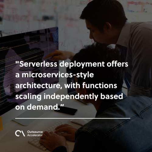 What is serverless deployment
