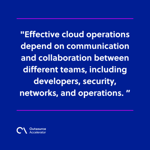 Best practices of cloud operation