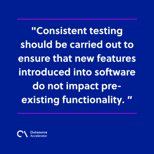 Consistent testing