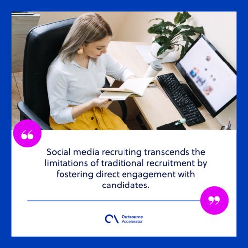 Defining social media recruiting