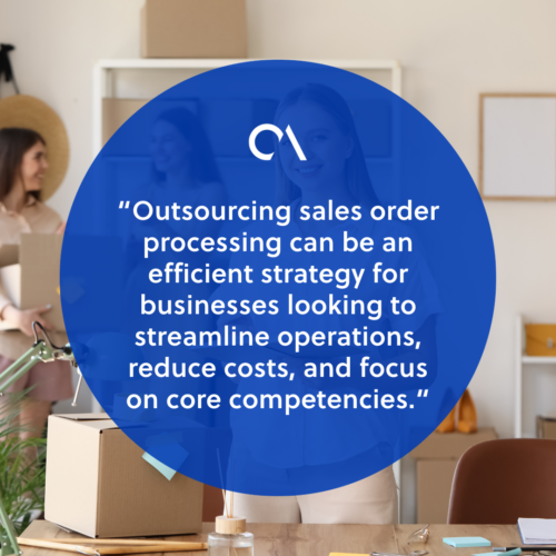 How to outsource sales order processing