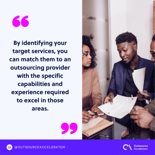 Identify target loan processing services