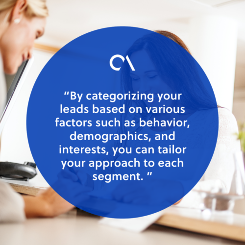 Lead segmentation