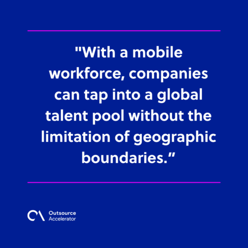 Leveraging workforce mobility