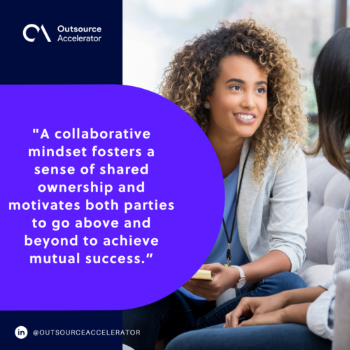 Nurture a collaborative partnership