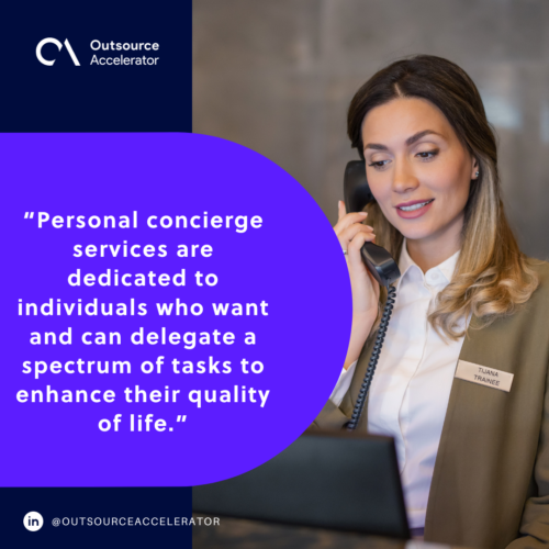 Personal concierge services