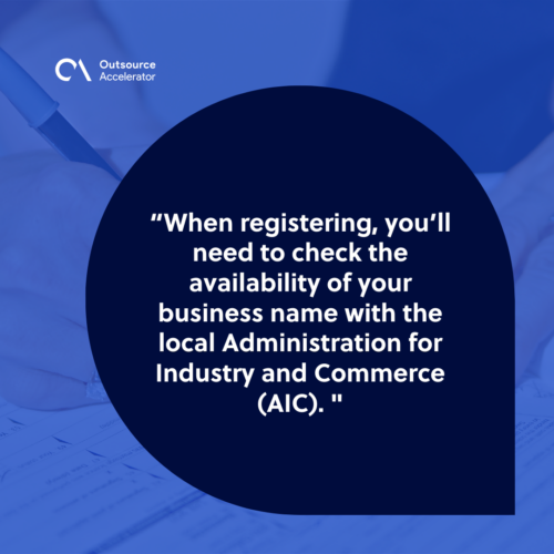 Register your business