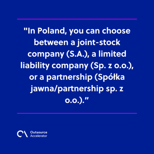 Requirements to start a corporation in Poland