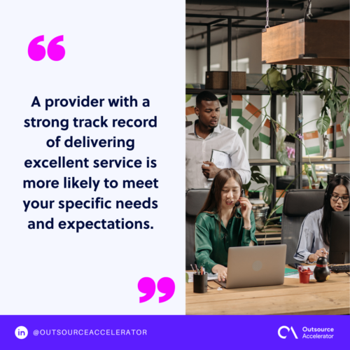 Service quality and reputation