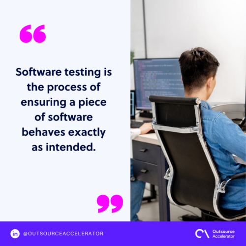Software testing defined