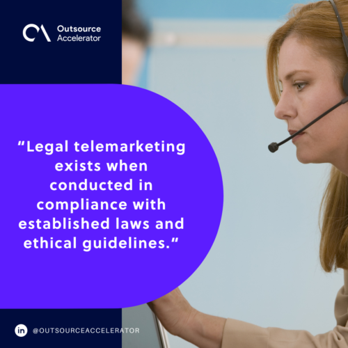 Telemarketing is always illegal or unethical
