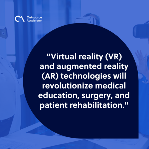VR and AR in healthcare