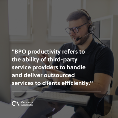 What is BPO productivity